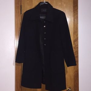 Black Tahari Peacoat